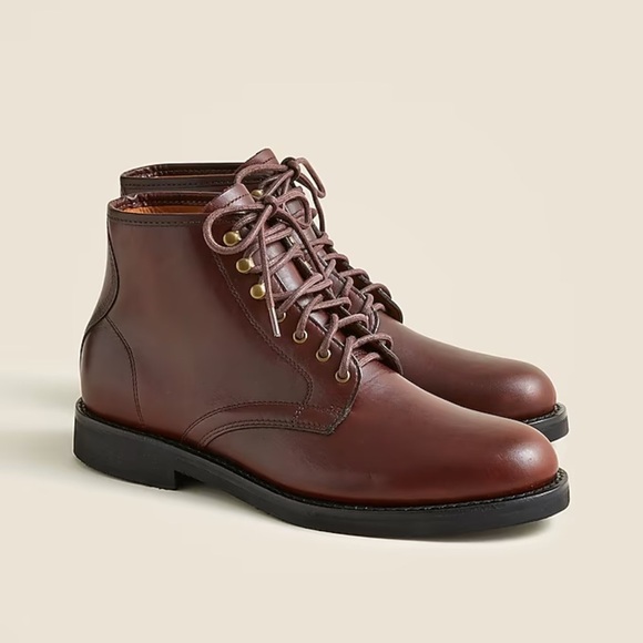 J. Crew Field boots in English leather